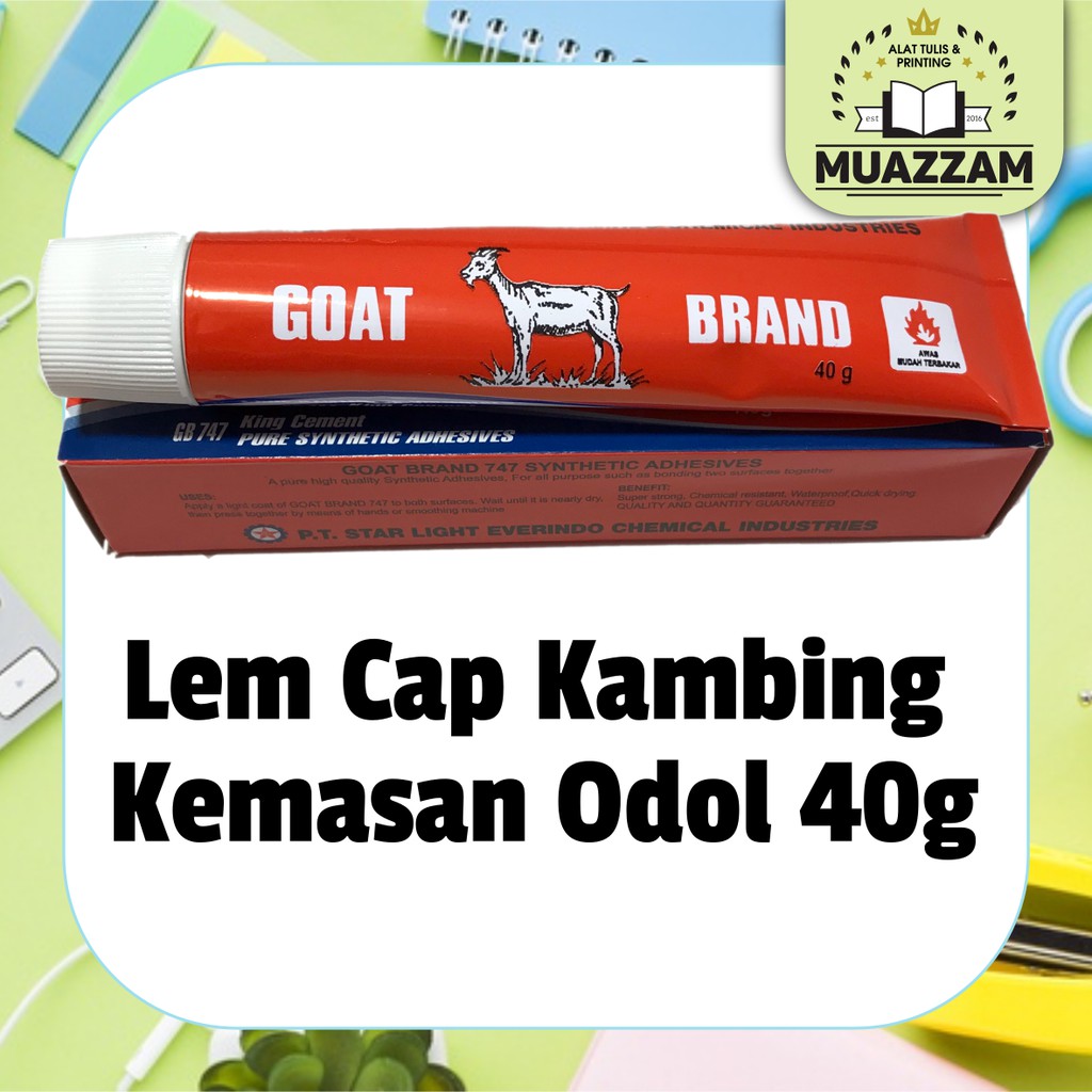 

Lem Cap Kambing 40gr Serba Guna