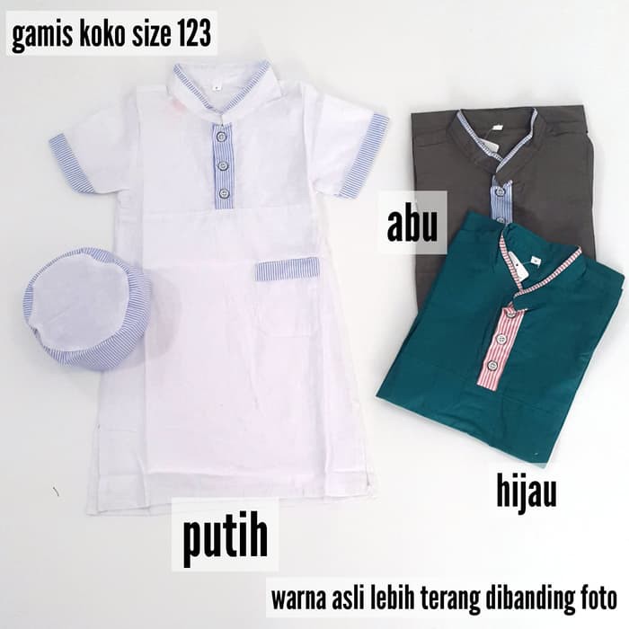 Gamis Jubah Anak  Laki laki Baju Ngaji Manasik SD  Untuk  