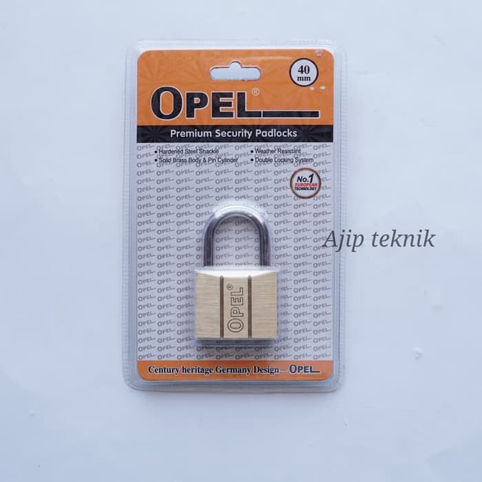 Gembok 40mm Pendek Per OPEL