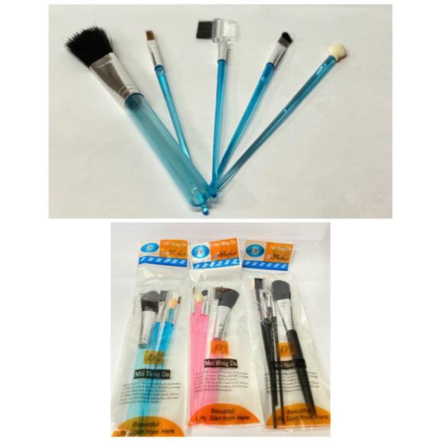 Kuas MAKE UP PRAKTIS isi 5 pcs / set kuas makeup - READY STOCK