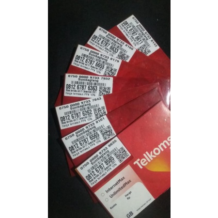 nomor cantik Telkomsel serie aabb / abab