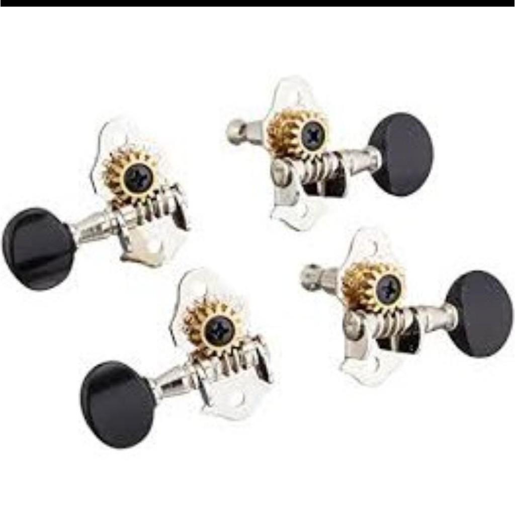 Dryer Ukulele Kentrung / Tuning Machine Tuning Pegs Ukulele putih atau hitam