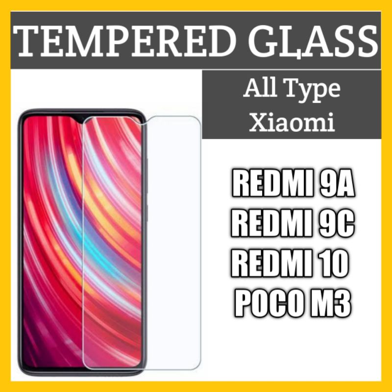 TEMPERED GLASS ALL TYPE XIAOMI