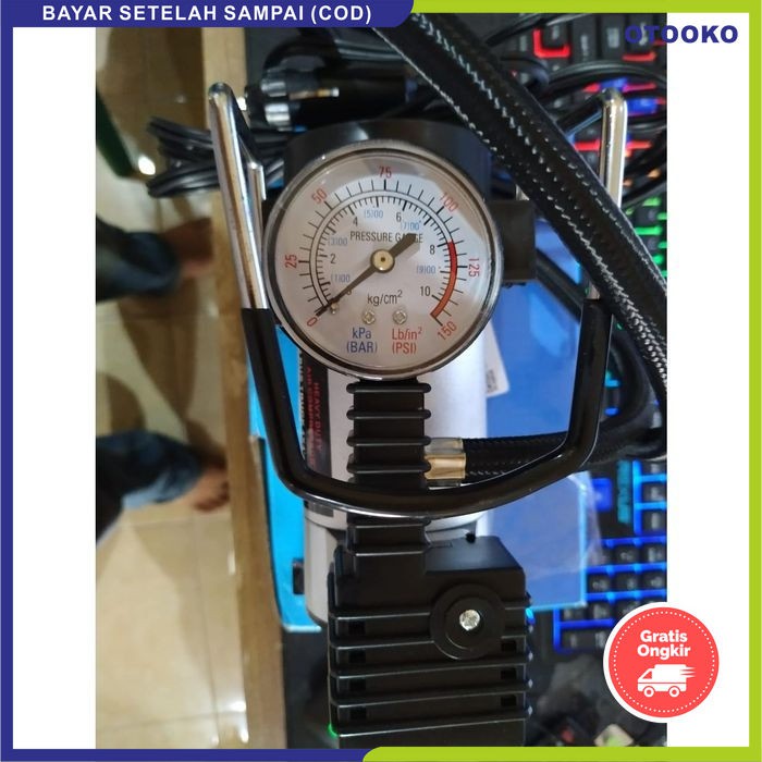 Kompresor Pompa Angin Ban Mobil Motor Compressor 100PSI Automatis Otomatis