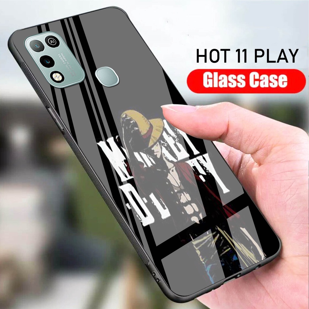 [A10] Softcase Glass Kaca Infinix Hot 11 Play  - Infinix Hot 11 Play - Case Hp Infinix Hot 11 Play -