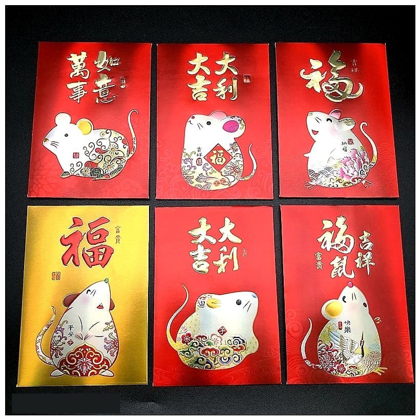 

Angpao Tikus Pendek Isi 4 Angpao Imlek Super Premium Kado Ampao Imlek