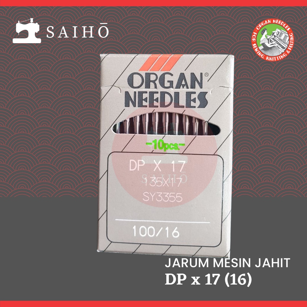 Organ Needles DPx17 - Jarum Mesin Jahit Kulit Walking Foot / Cangklong