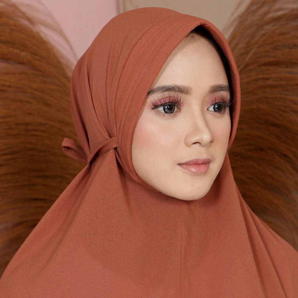 Kerudung Bergo Maryam Pet I Jilbab Bergo Maryam Pet tali Diamond Stretch