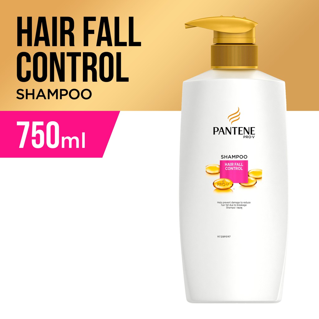 Pantene Shampoo Hair Fall Control 750 ml [P&G] | Shopee