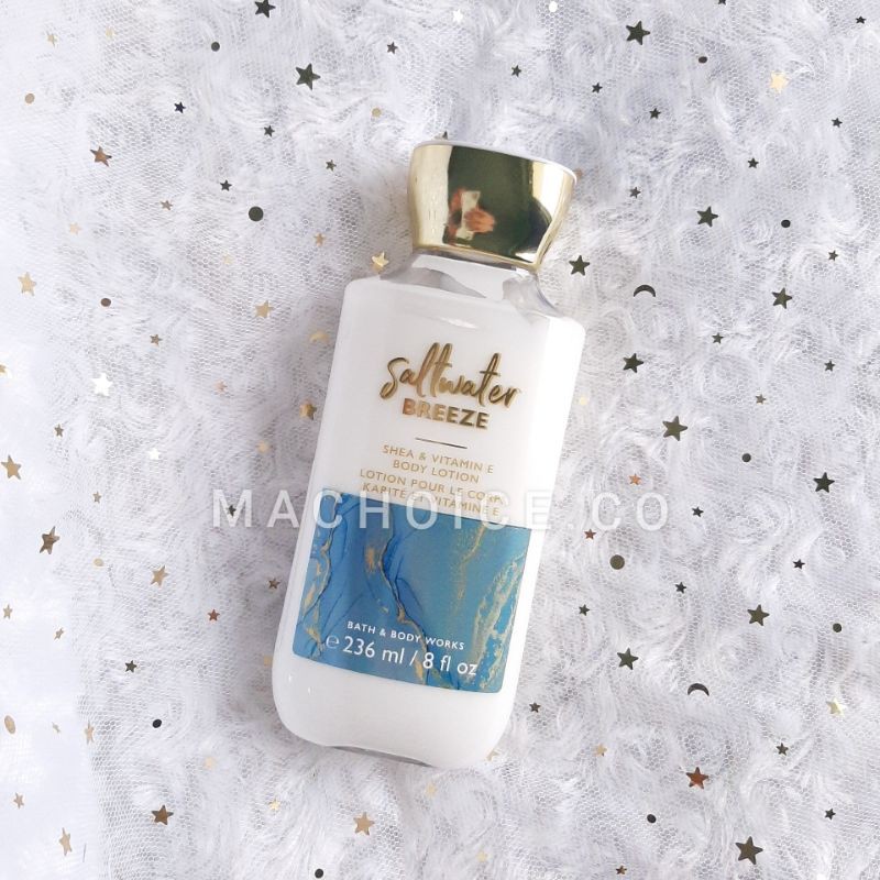 BATH & BODY WORKS SALTWATER BREEZE SUPER SMOOTH BODY LOTION / BBW BATH AND BODY WORKS