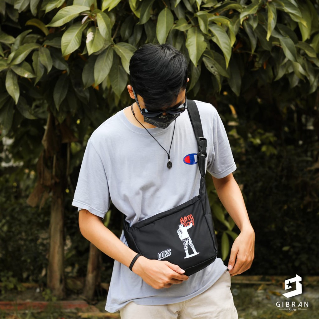 Sling Bag Efg - Goks Code Smoking ~ Tas Selempang Pria Wanita Tahan Air