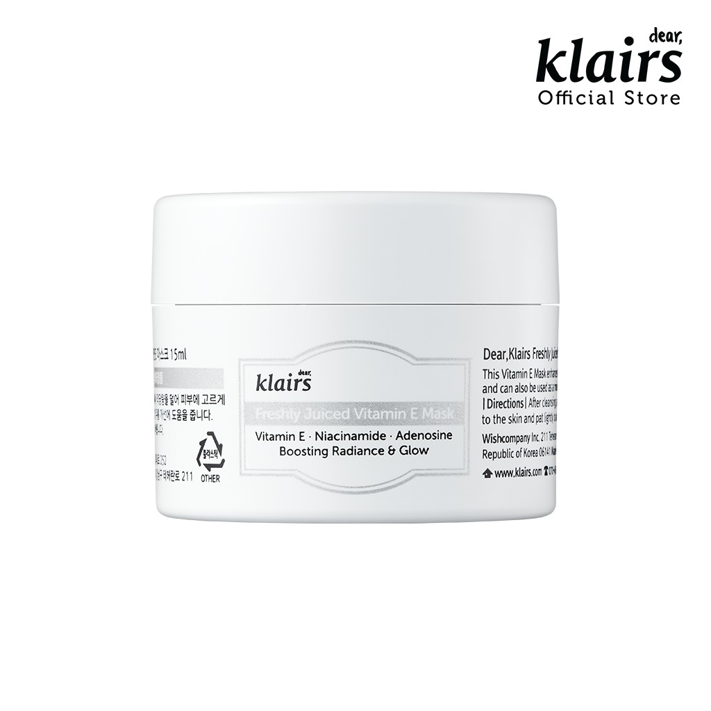 Download Klairs Freshly Juiced Vitamin E Mask 15ml Shopee Indonesia PSD Mockup Templates