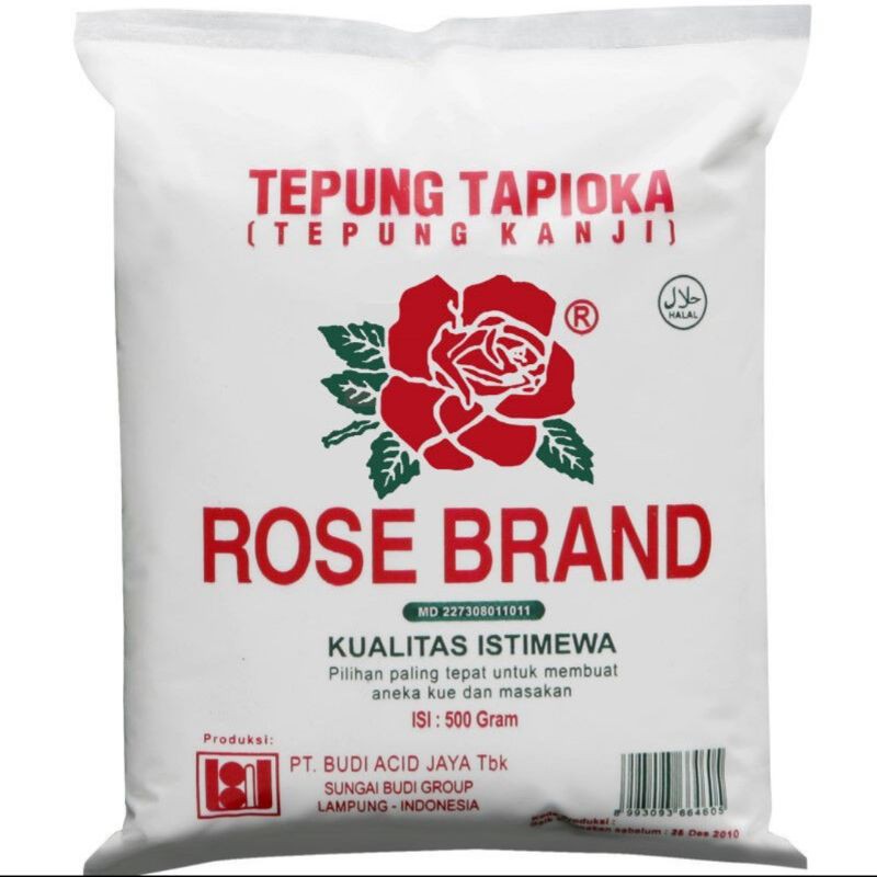 

TEPUNG TAPIOKA ROSE BRAND 200gr / 500gr TEPUNG KANJI