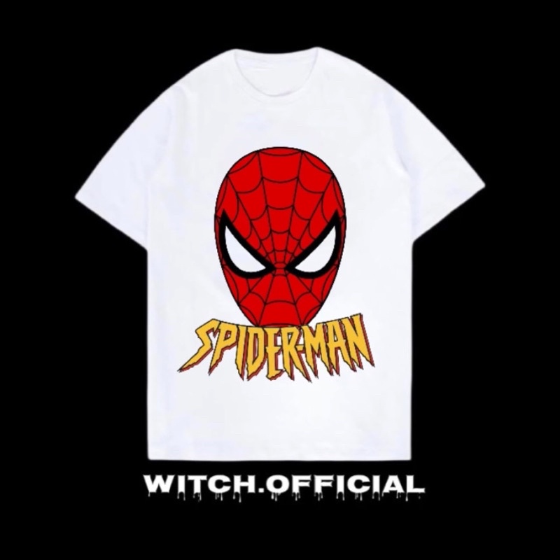 KAOS BAJU SPIDERMAN MARVEL NO WAY HOME - TSHIRT MARVEL SPIDERMAN - DISTRO PUTIH PRIA WANITA DEWASA 2