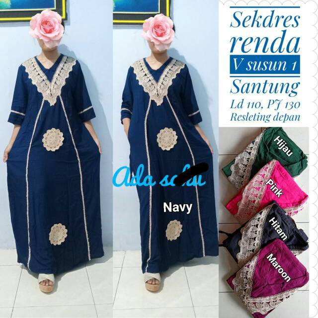 Sekdress Renda Original Batik Pekalongan