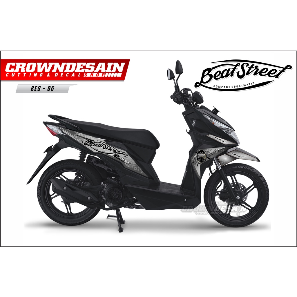 striping stiker beat street, custom desain , stiker motor semifull, striping sticker beat street