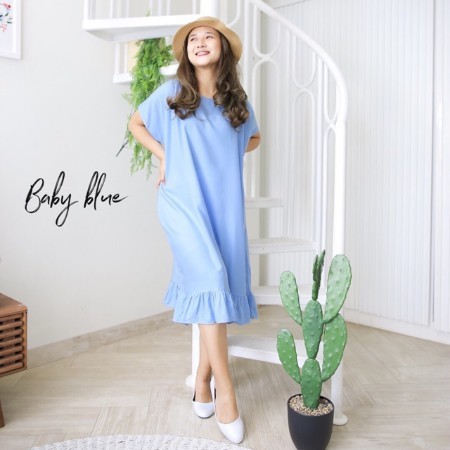 Daster Viral | Daster Ruffle Rayon | Daster Kekinian | daster viral polos | daster ruffle polos