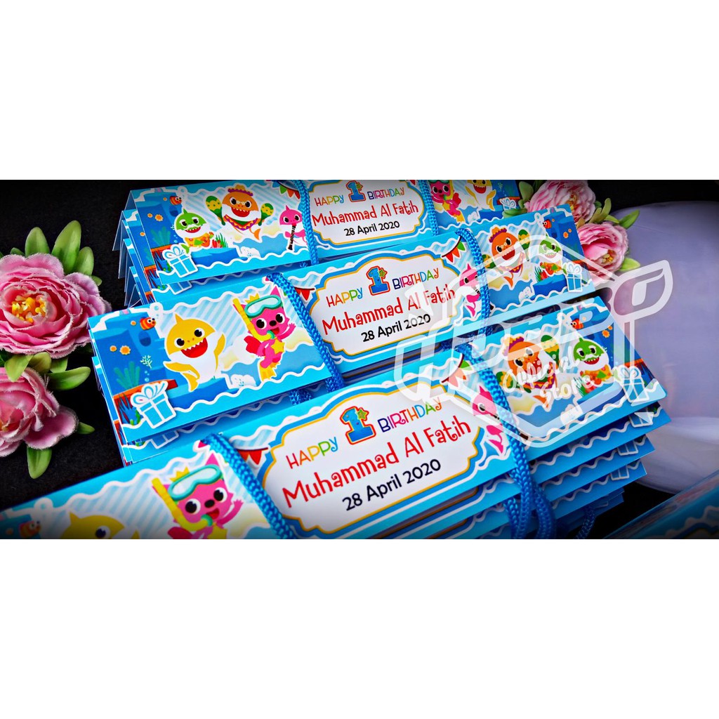 Edisi tanpa foto  - Tas Plastik Ultah - Label Plastik Snack Ulang Tahun - Tas Jajan Ultah Murah-1