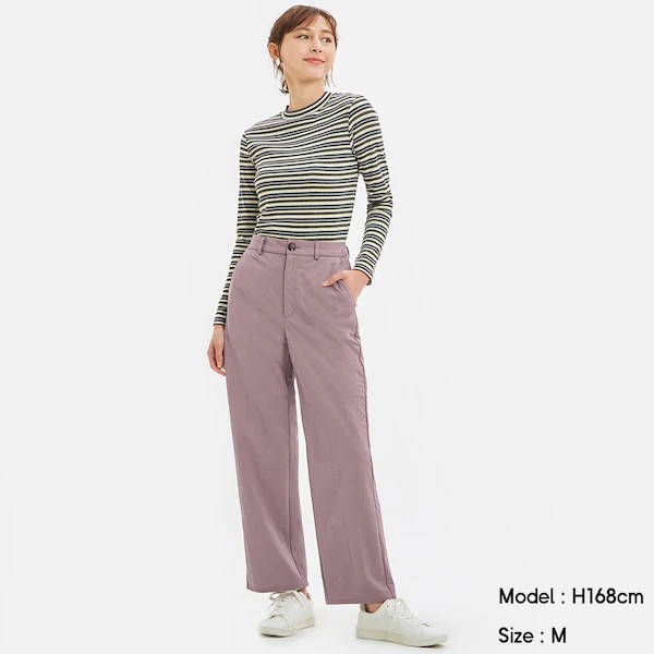 GU by Uniqlo Cut-and-sew straight pants (can be set up)