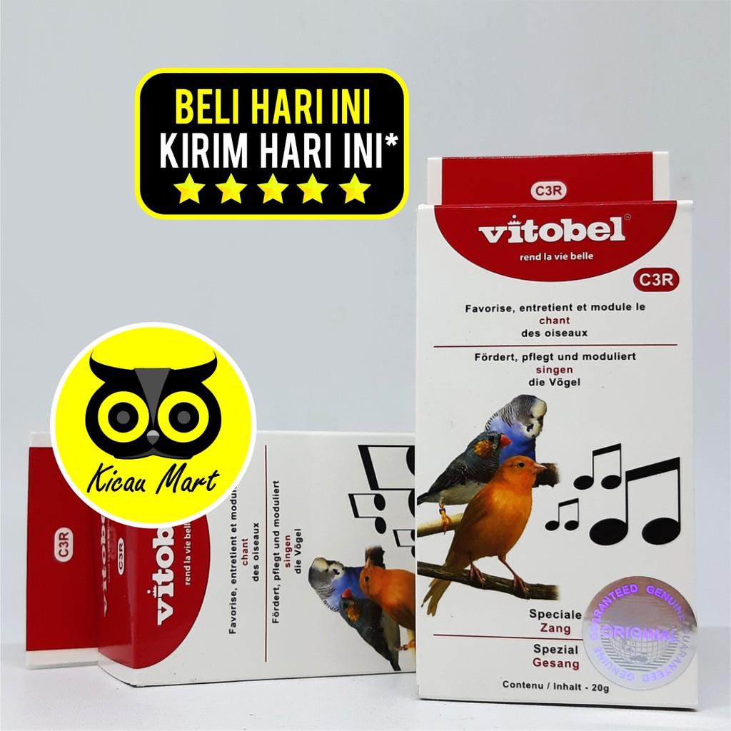 VITAMIN PENGGACOR BURUNG C3R VITOBEL OBAT PENAMBAH POWER GACOR MENTAL TEMPUR MEMICU KONSLET VVCTRWJ