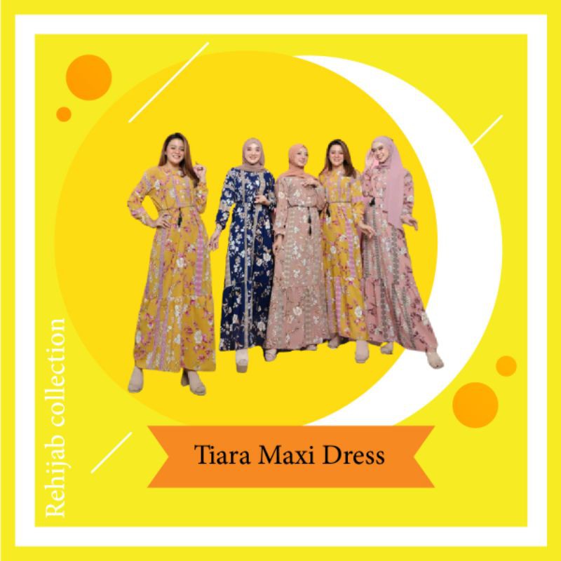 Gamis Tiara maxy Dress fashion muslim wanita
