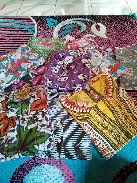 Ppromo Cuma 3 Hari !! Daster Lengan Pendek Jumbo Lowo Bahan Adem Batik Pekalongan