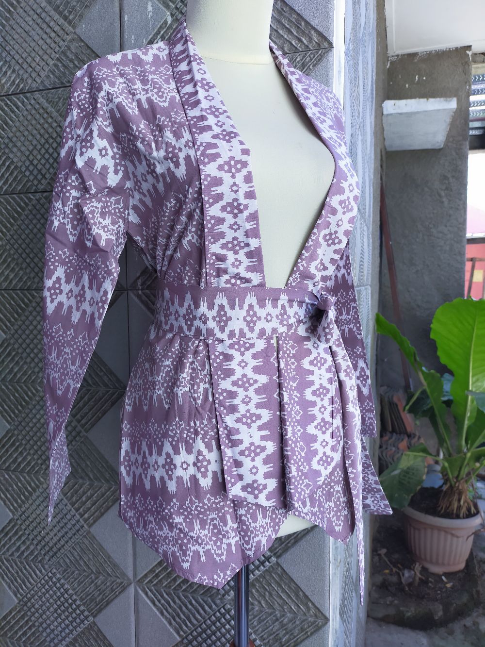 [new Product] Wou Batik Couple Kardigan Adinda Outer Kerja Cardigan Wanita Outer Batik Modern