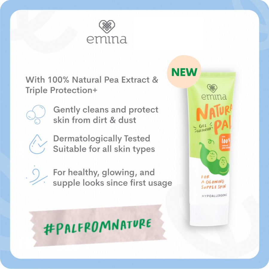 ★ BB ★ EMINA Natura Pal Gel Cleanser - 100ml