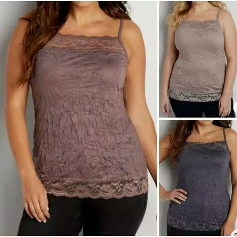 Branded Tanktop Maurices Big Size Jumbo Tanktop Wanita Paket / Isi 3 Pcs Original Branded