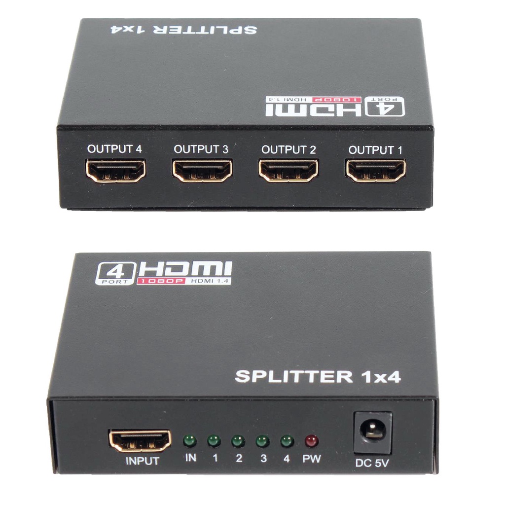 SH4 | SPLITTER HDTV CENTROO 1-4 (HDTV SPLITTER)