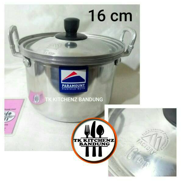 Panci / Panci Aluminium / Panci Tutup Luar Paramount 16 cm