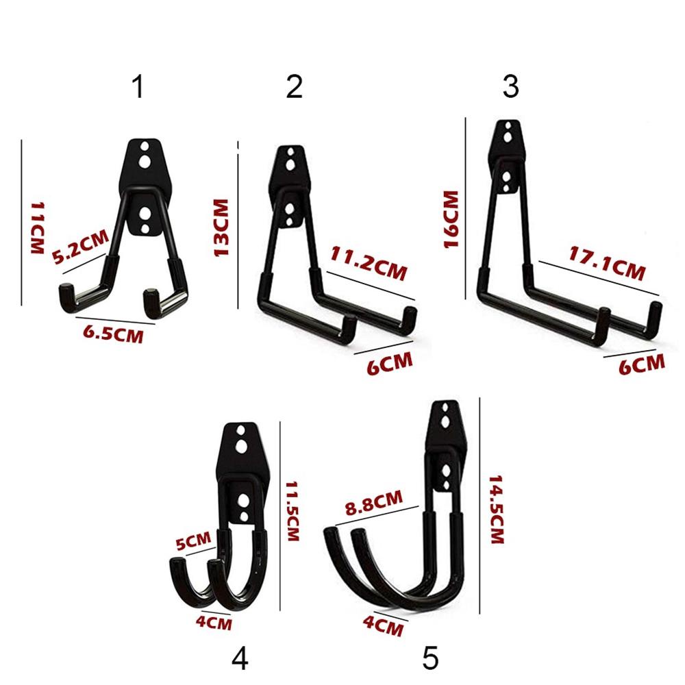 Quinton Garage Organizer Heavy Duty Metal Storage Untuk Tangga Sepeda Gantungan Hook Dinding