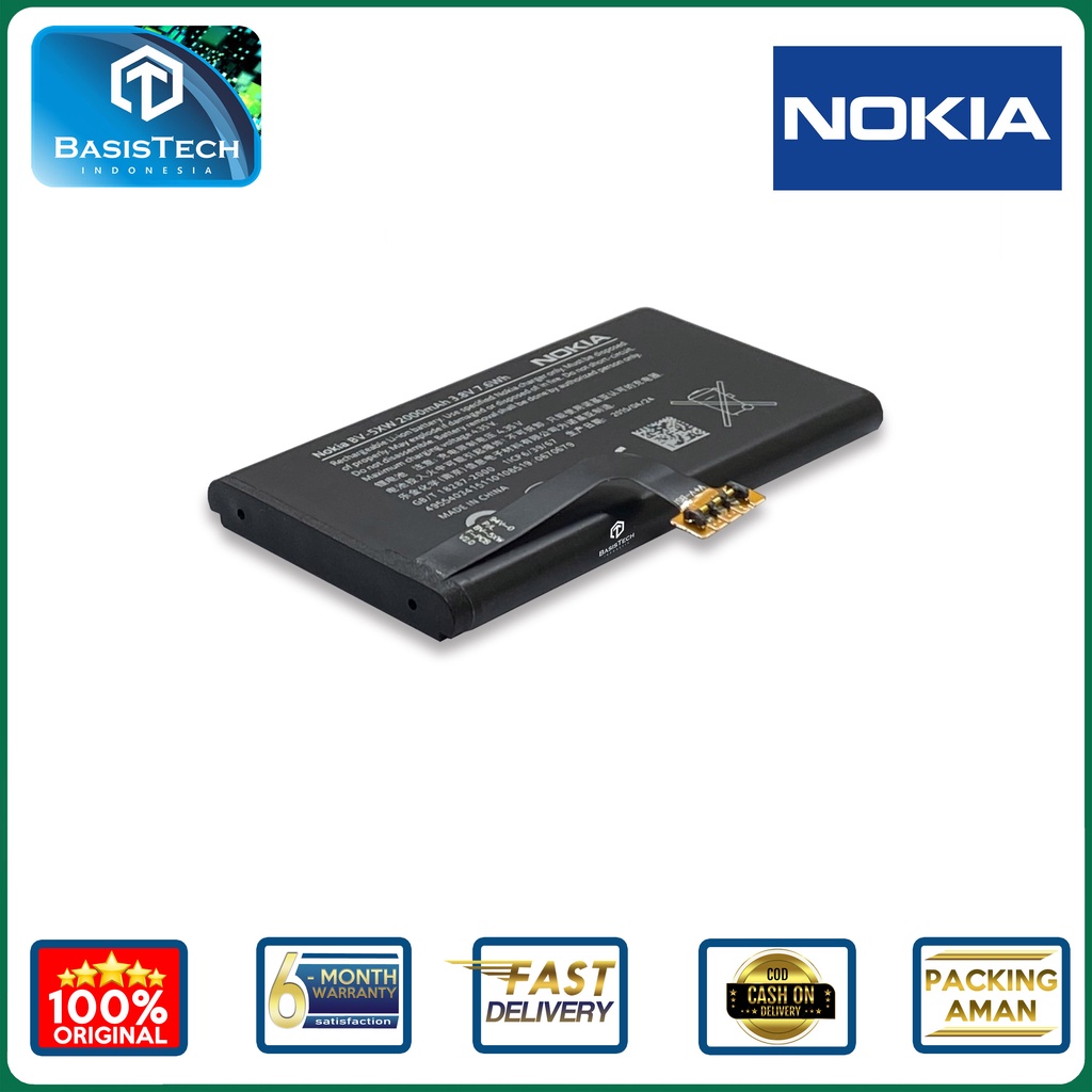 BATERAI NOKIA LUMIA 1020 - RM875 - RM-876 - RM877 - BV-5XW - ORI