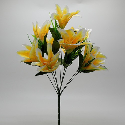 WANFLOWER Bunga Lily X10 * KUNING