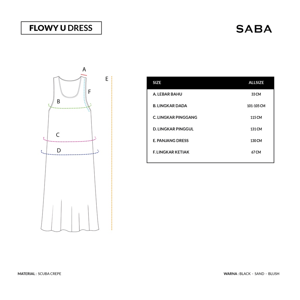 Saba Flowy U Dress