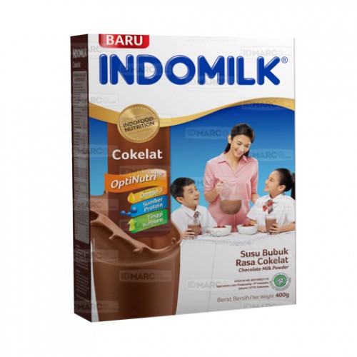 INDOMILK SUSU BUBUK COKLAT 400G