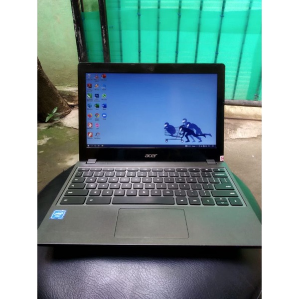 Laptop Notebook Slim Acer Chromebook Ram 4GB,SSD 128 GB. Siap Pakai