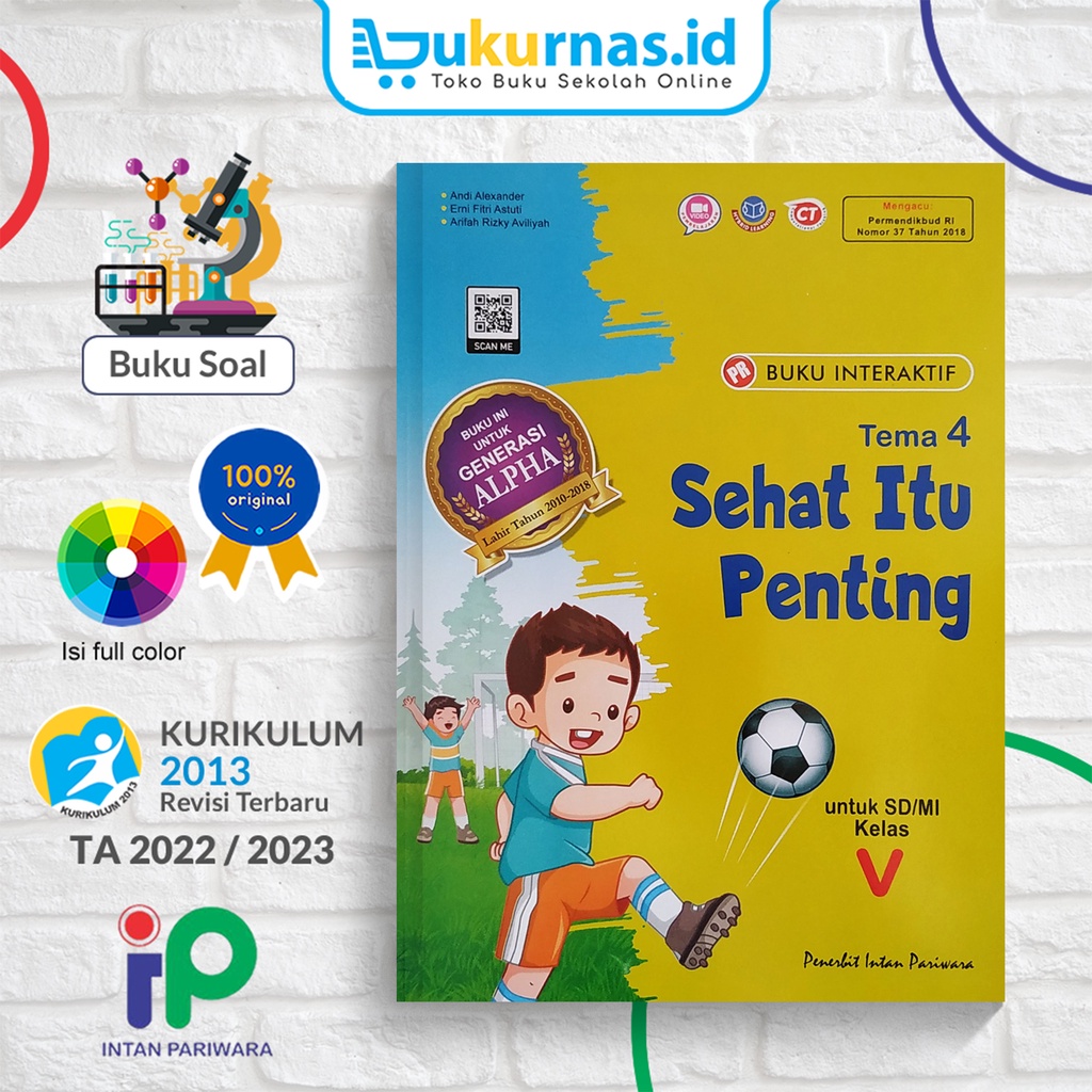 Buku PR Interaktif SD/MI Kelas 5 Tema 4 - Intan Pariwara
