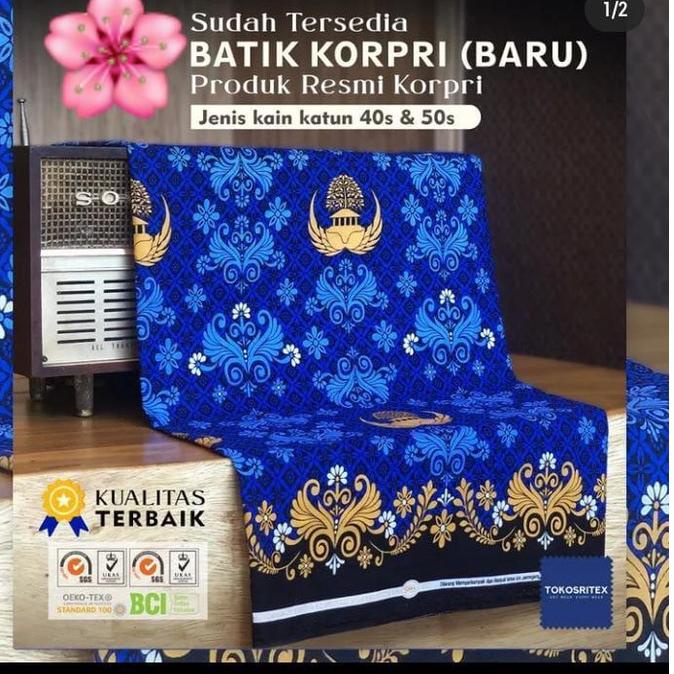 Terbaik.. kain korpri 2022 terbaru 50s asli produksi Sritex 100%
