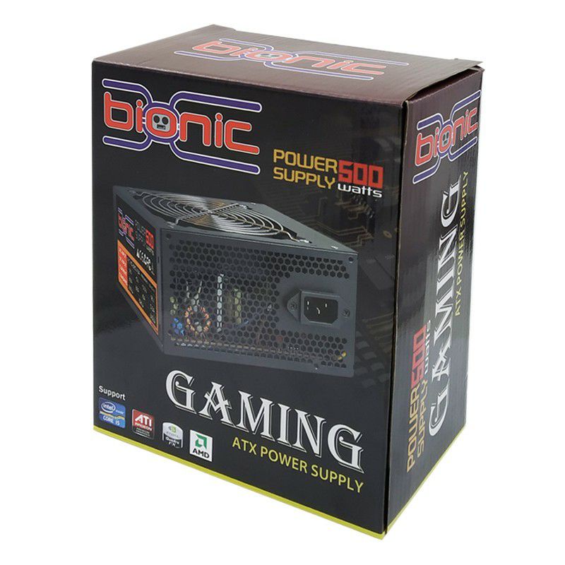 POWER SUPPLY 500W BLACK INFORCE ATX POWER SUPPLY 500 WATT MAGIX PREDATOR / BIONIC, POWER UP 500W STANDART