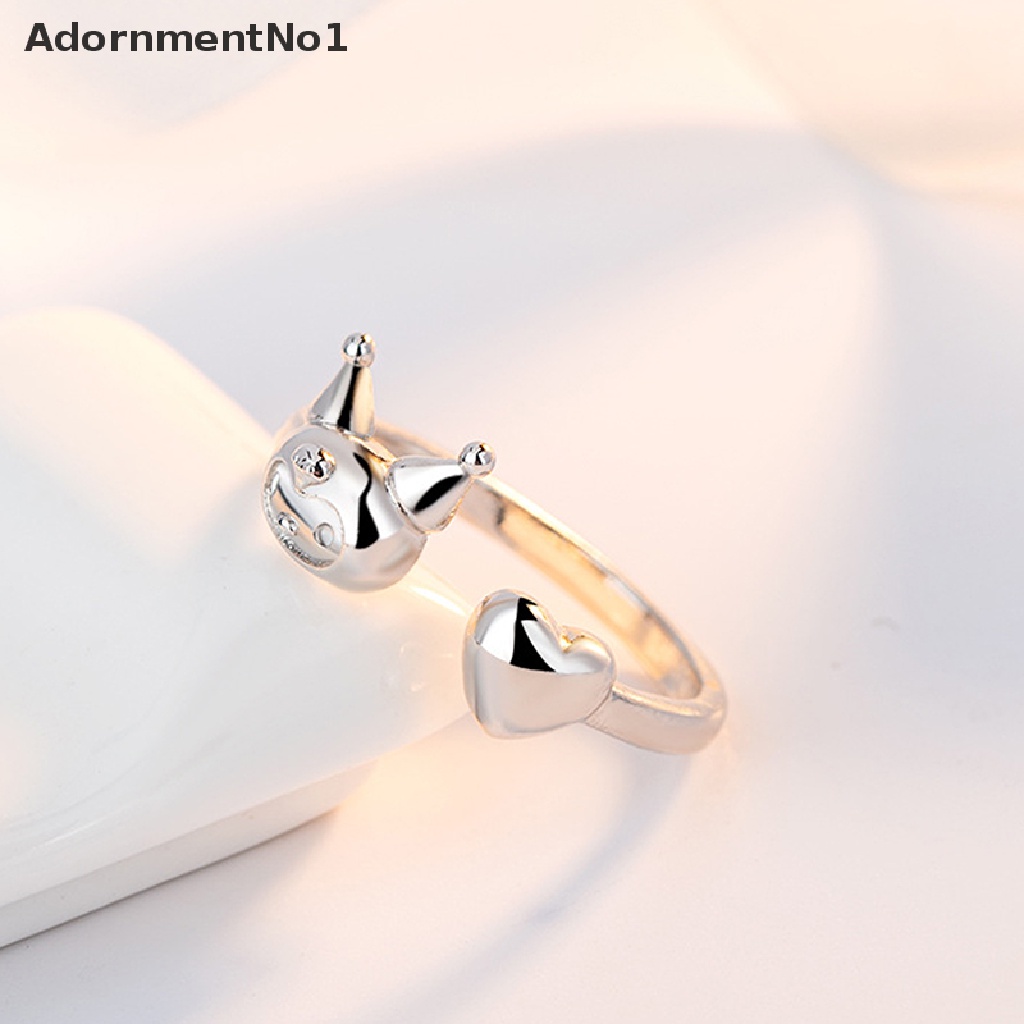 (AdornmentNo1) Cincin Model Terbuka Desain Sanriod Kuromi My Melody Kawaii Untuk Wanita