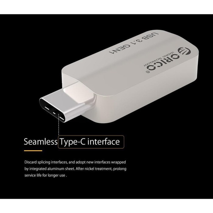 OTG TYPE-C ORICO ADAPTER CTA2 - Type c male to usb 3.0 female - otg type c usb 3.0