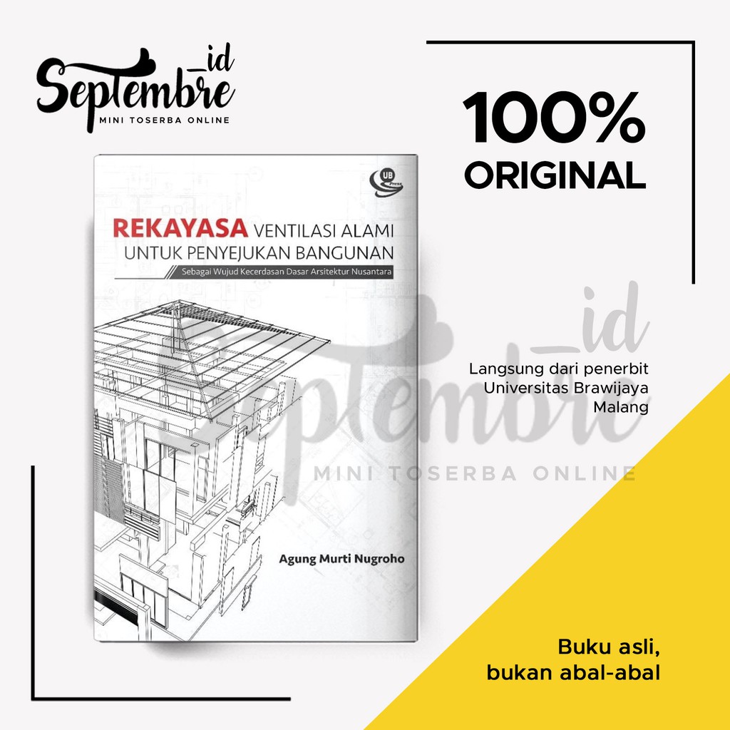 Buku Original Rekayasa Ventilasi Alami untuk Penyejukan Bangunan