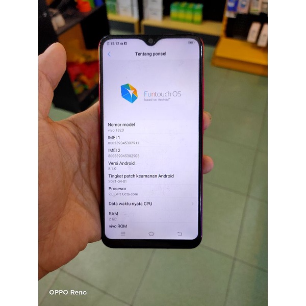 vivo y91c second mulus like new vivo y91c bekas ram 2/32 vivo y91c bekas batangan