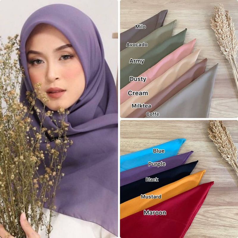 BELLA SQUARE SEGIEMPAT / JILBAB SEGI EMPAT MURAH HIJAB BELA SQUARE