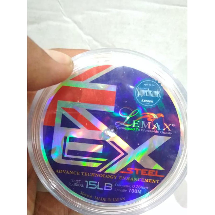 Senar Pancing Lemax Steel Terlaris Ulet Tipis Anti Kusut 15Lb