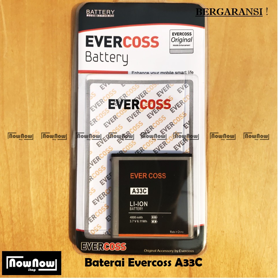 Baterai Evercoss A33C Original Double Power Batre Battery HP Evercross Cross