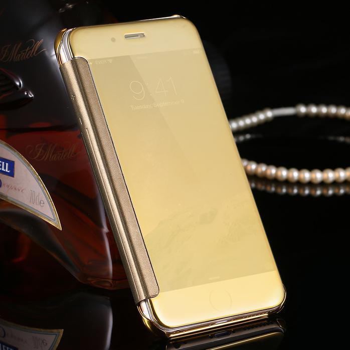 Samsung C9 | C9 Pro | Clear View Cover|Flip Mirror Flip Case Autolock