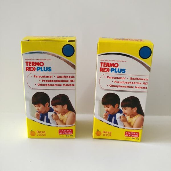 TERMOREX PLUS 60 ML - Rasa Jeruk Obat Demam Batuk Pilek 30 ML Anak Bayi Flu