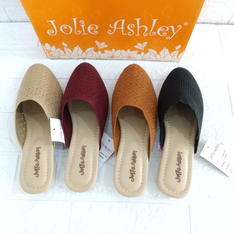 Sandal Fashion Jolie Ashley | Slop Wanita | Sandal Rajut wanita | Slop Rajut Wanita